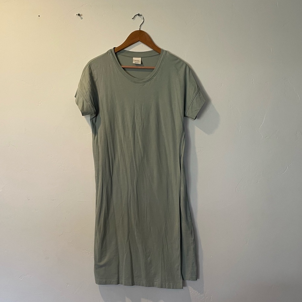 Boob Design Nursing T-shirt Dress Sage Green